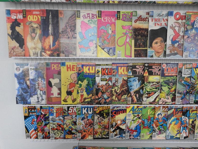Huge Lot 180+ Comics W/ Superman, Archie, Boris Karloff+ Avg VG Condition!