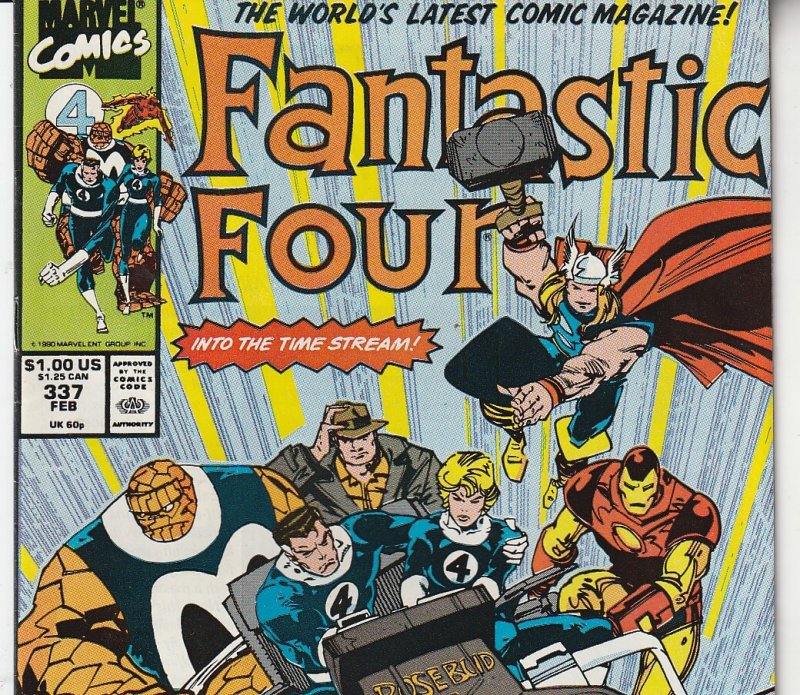 Fantastic Four(vol. 1) # 337  Quest For The Dreaming Celestial !