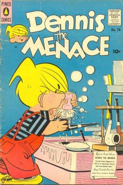 Dennis the Menace (1956 Pines series)  #24, VG+ (Stock photo)