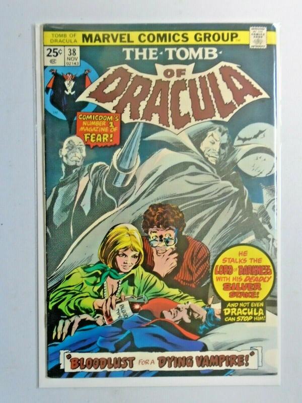 Tomb of Dracula #38 1st Series water stain 5.0 (1975)