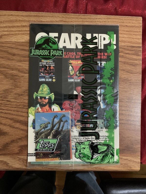 JURASSIC PARK MOVIE EDITION #1 *FACTORY SEALED* 1993 TOPPS COMIC BOOK