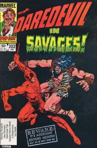 Daredevil #202 VF/NM; Marvel | save on shipping - details inside