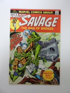 Doc Savage #4 (1973) VF condition date stamp front cover