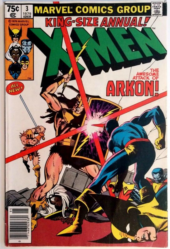X-Men Annual #3 Cover art by Frank Miller