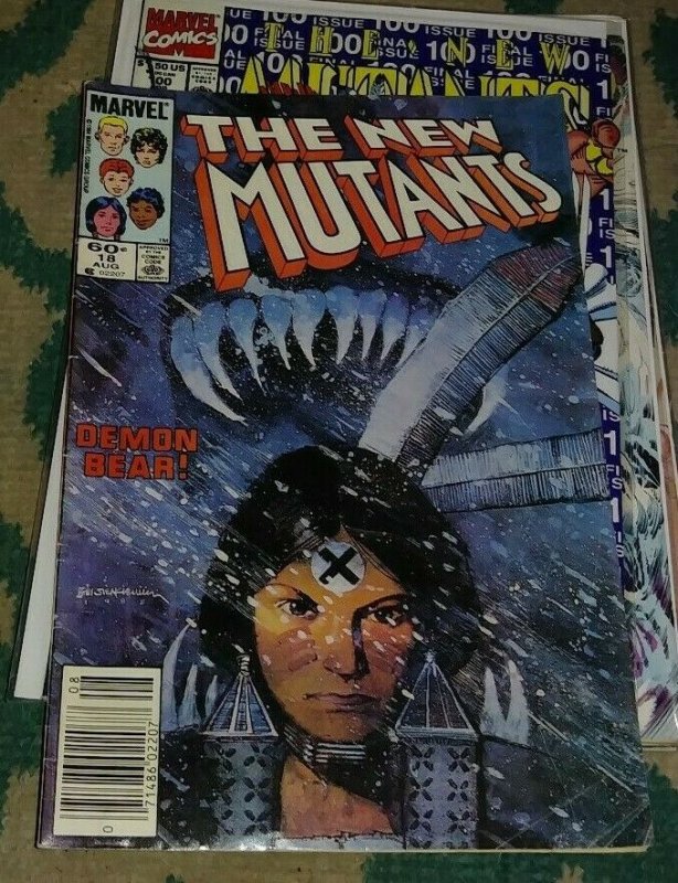 NEW MUTANTS  # 18 1985 MARVEL 1ST KEY WARLOCK DEMON BEAR RACHEL SUMMERS XMEN