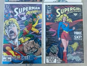 SUPERMAN/GIRL 4PC LOT (NM) SUPERMAN & ROBIN!! 1992-94