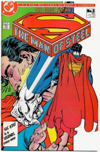 THE MAN OF STEEL #1 - 6 (1986) 8.5 VF+  Big S Reboot Mini-Series by John Byrne