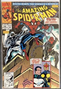 The Amazing Spider-Man #356 (1991, Marvel) Punisher/Moon Knight/Nova. VF/NM