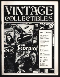 Vintage Collectibles #6 10/1984-Sales catalog offering pulp magazines-Paperba...