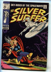 Silver Surfer #4 - 1968 - Marvel - VG+ - comic book