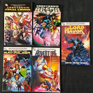 DC COMICS COUNTDOWN 5 TPB LOT FINAL CRISIS, ADVENTURE, ARENA +MORE FN-VF