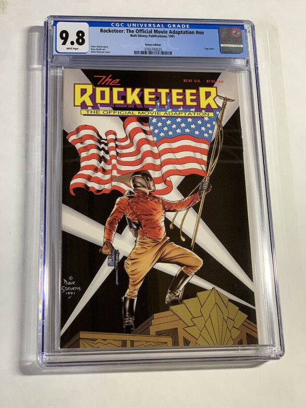 Rocketeer The Official Movie Adaptation 1 Nn Cgc 9.8 White Pages Deluxe Prestige