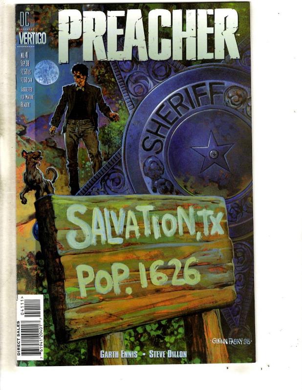 Lot Of 5 Preacher DC Vertigo Comic Books # 40 41 42 43 44 Dillon Ennis AMC CR16