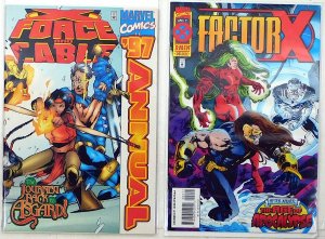 X-Force Lot of 2 #2, /Cable Annual '97 1997 Marvel Comics 1st Print Comic Books
