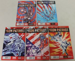 Marvel: Iron Patriot (2014) #1-5 COMPLETE SET 
