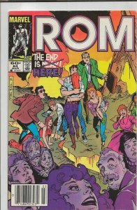 Rom #64 ORIGINAL Vintage 1985 Marvel Comics