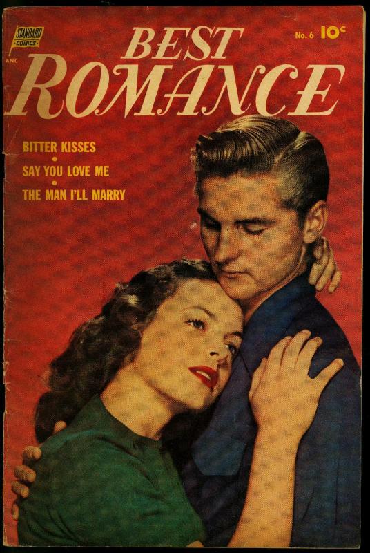 Best Romance #6 1952- Photo cover- Golden Age VG