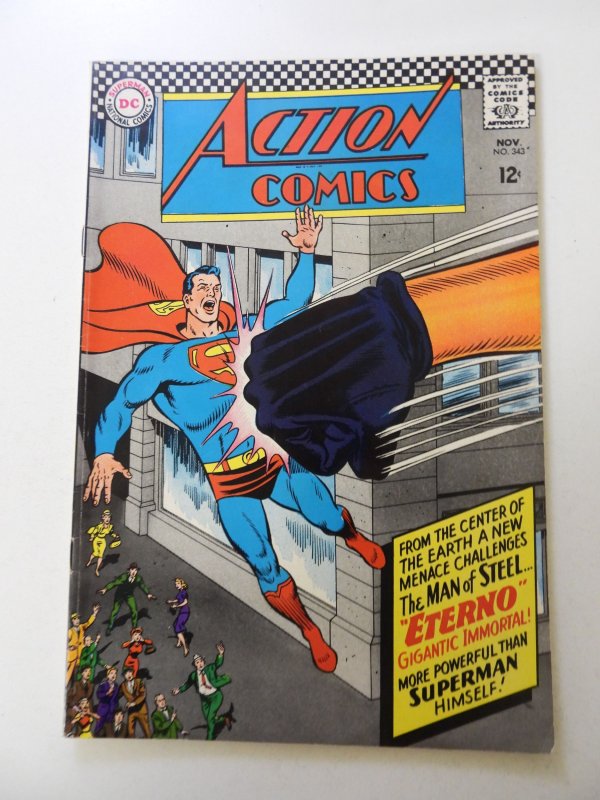 Action Comics #343 (1966) FN- condition