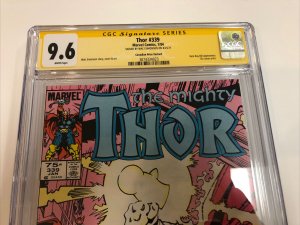 Thor (1983) # 339 (CGC SS 9.6 WP) | 1st App Stormbreaker | Signed Simonson | CPV