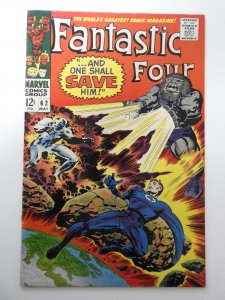 Fantastic Four #62 (1967) VG Condition cover and 1st wrap detached bottom staple