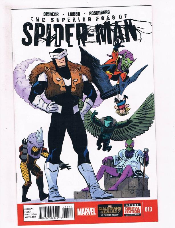 Superior Foes Of Spider-Man # 13 VF/NM 1st Print Marvel NOW Comic Book Rhino S63