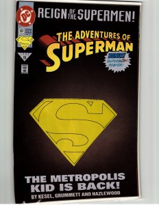 Adventures of Superman #501 Die-cut cover (1993) Superboy
