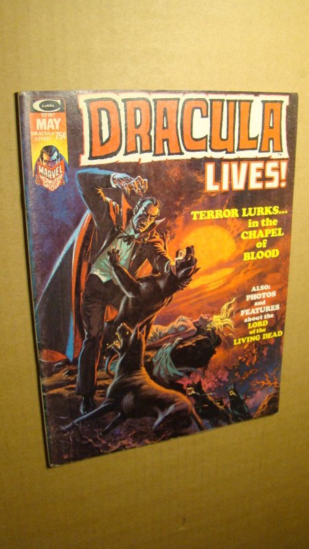 DRACULA LIVES 6 *NICE COPY* VS HELLHOUNDS BUCKLER PLOOG MARCOS ART GLOSSY COPY 