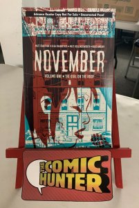 November Vol. 1 The Girl On The Roof Advanced Reader Copy Matt Fraction  