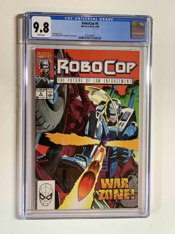 Robocop 6 Cgc 9.8 Wp Marvel