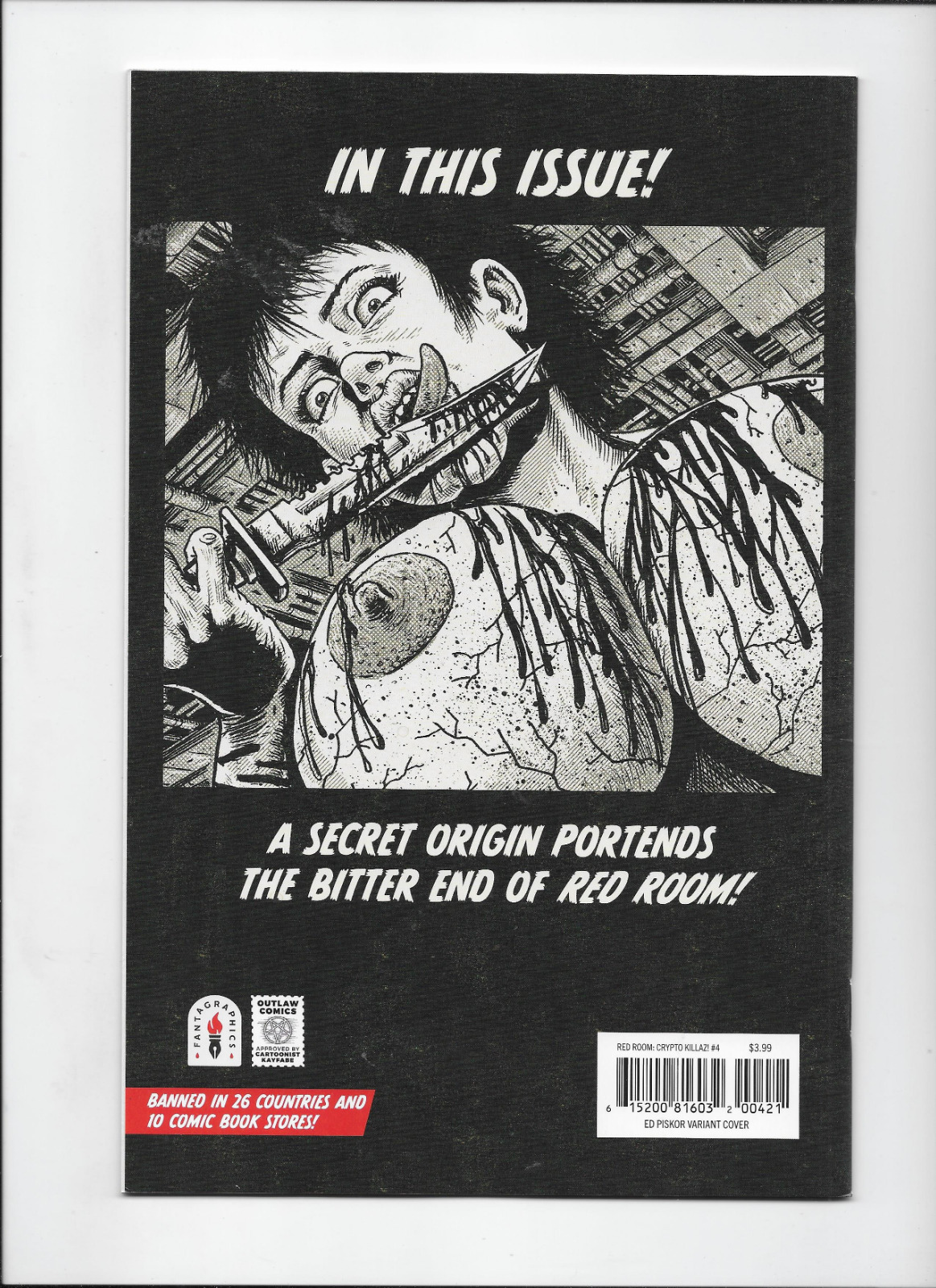 Red Room Crypto Killaz #4 1:5 Fantagraphics Books 2023 Ed Piskor Incentive  Vari | Comic Books - Modern Age, Fantagraphics / HipComic