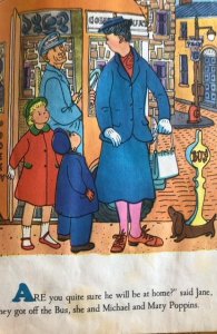 Mrs Wigg’s Birthday party, a story from Mary Poppins, 1952, golden book