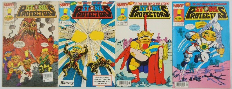 Stone Protectors #1-3 FN complete series + one-shot TROLL DOLL RARE SET 2 