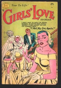 Girls' Love Stories #24 1953-DC-Wedding cover-Heartbreak In Mexico-G/VG