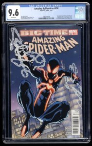 Amazing Spider-Man #650 CGC NM+ 9.6 White Pages 1st Spidey Stealth Suit!