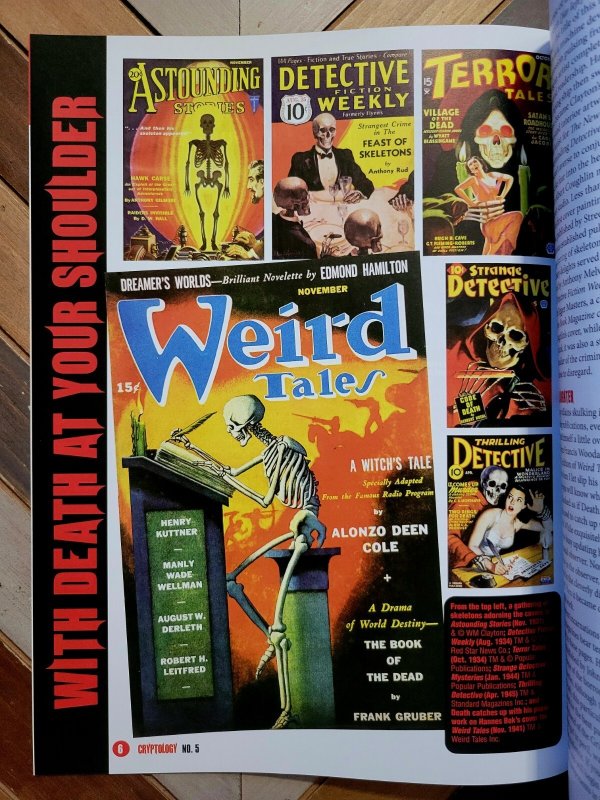 CRYPTOLOGY #5 Brand New (TwoMorrows 2025) Skull & Bones Issue Horror Magazine