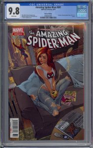 AMAZING SPIDER-MAN #601 CGC 9.8  J. SCOTT CAMPBELL HTF MEXICAN EDITION