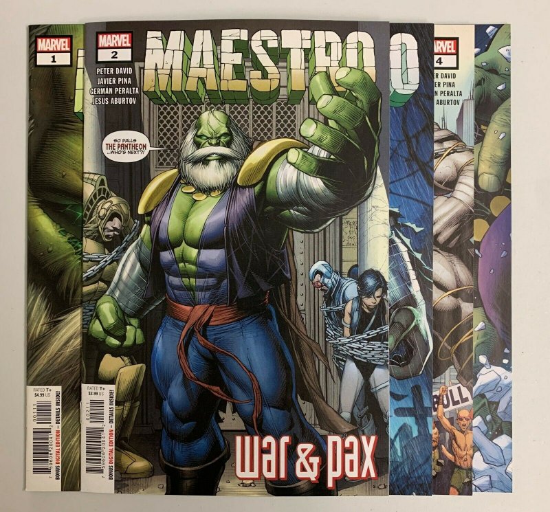 Maestro War & Pax #1-5 Set (Marvel 2021) 1 2 3 4 5 Peter David (9.2+)