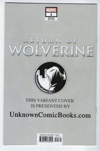 ?RETURN OF WOLVERINE #1 (OF 5) UNKNOWN COMIC BOOKS MICO SUAYAN CVR A NM-?