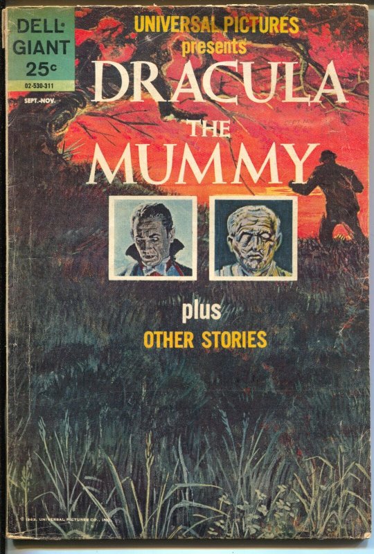 Universal Pictures Presents Dracula vs Mummy # 02-530-311 1963-Dell-1st issue-VG