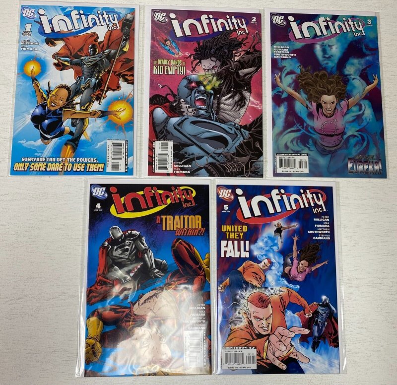 Infinity Inc set:1-5 avg 8.0 VF (2007)