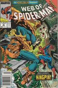 Web of Spider-Man #48 (1989)  Inferno Tie In ! Hobgoblin !