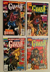 Gambit set from:#1-4 all 4 different books 2nd Series 6.0 FN (1997)