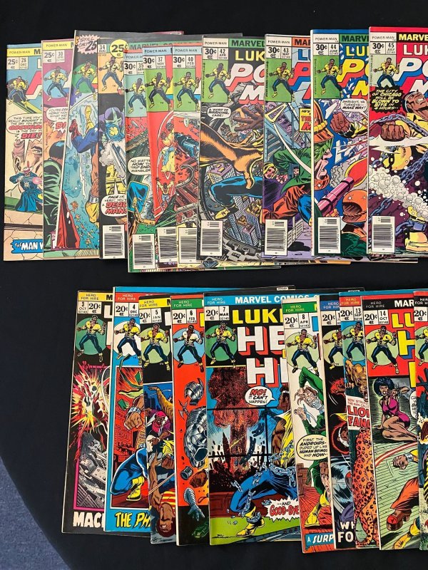 Luke Cage/Hero For Hire - 33 book lot
