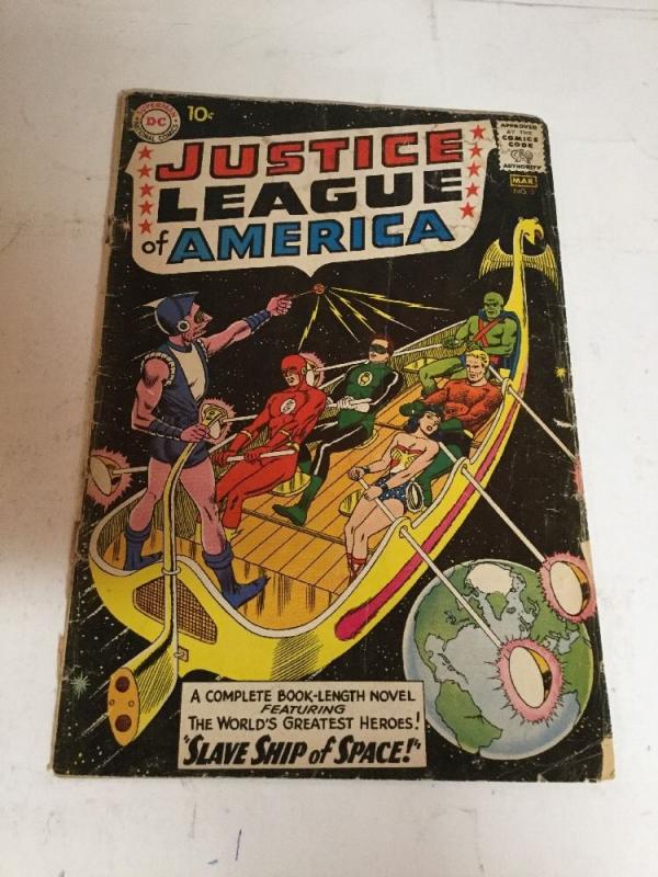 Justice League Of America 3 Gd- Good- 1.8 Cover Detached