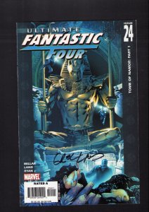 Ultimate Fantastic Four #24 - SIGNED BY GREG LAND! (8.0) 2005