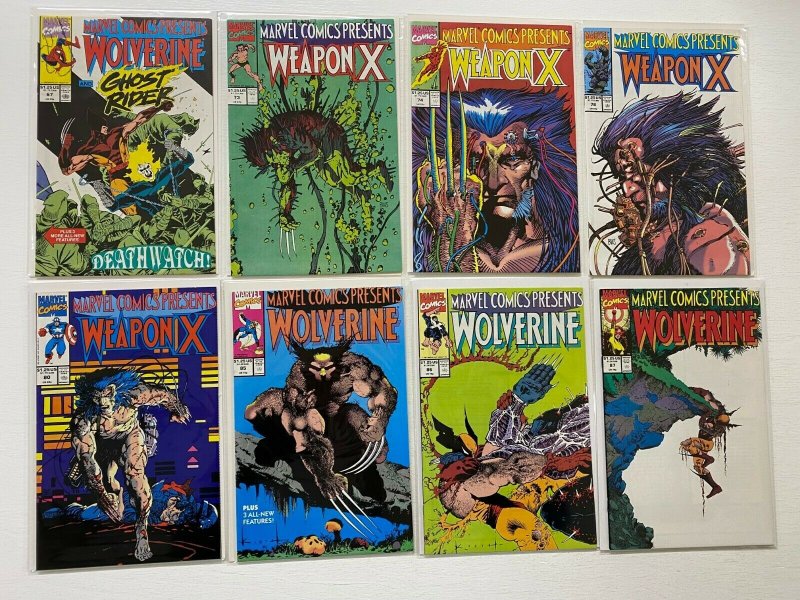 Marvel Comics Presents lot 31 different Wolverine issues avg 7.0 FN VF (1988-94) 