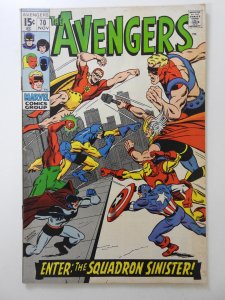 The Avengers #70 (1969) 1st Squadron Supreme!! Beautiful VF- COndition!