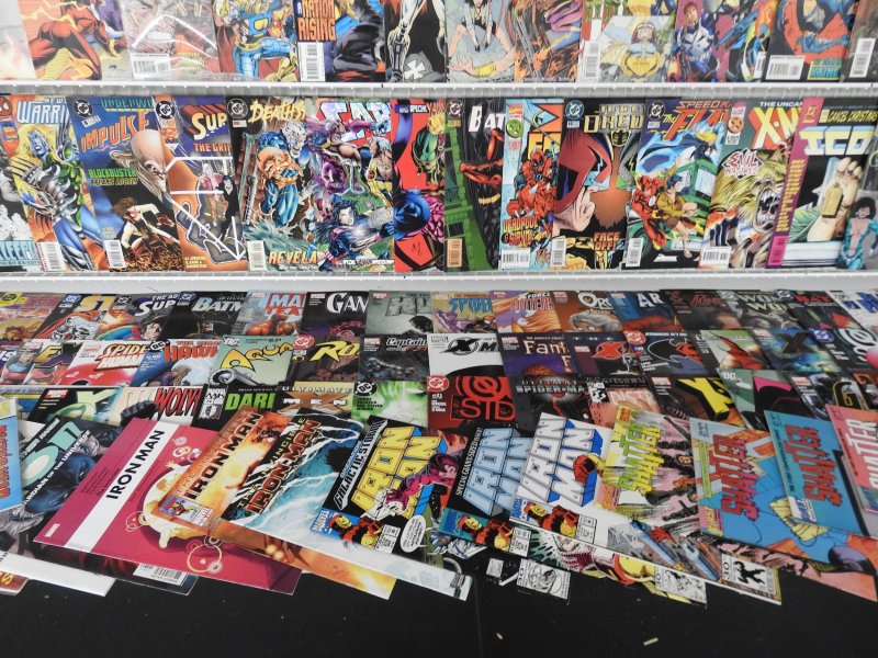 Huge Lot 210+ Comics W/ Batman, Superman, X-Men, +More! Avg FN Condition!