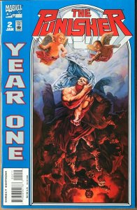 THE PUNISHER YEAR ONE Comic Issue 2 — 1995 Marvel Universe F+ Condition