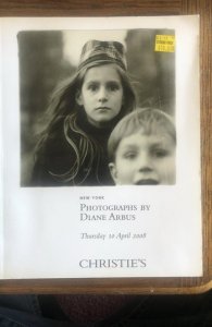 Photographs by Diane Arbus 4/2008(73p)Christies catalog w/ sale notes